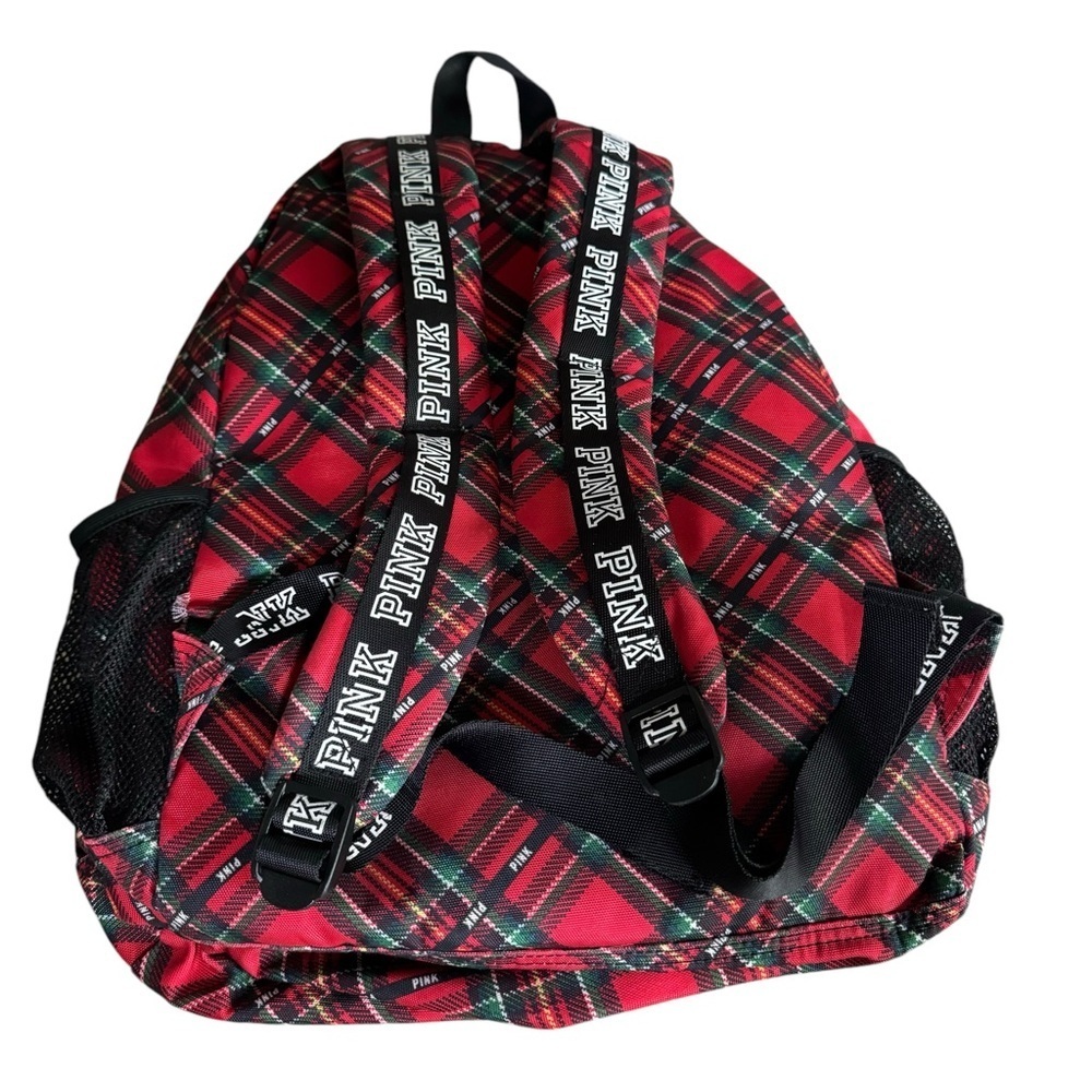 PINK Plaid Backpack - Picture 2 of 3